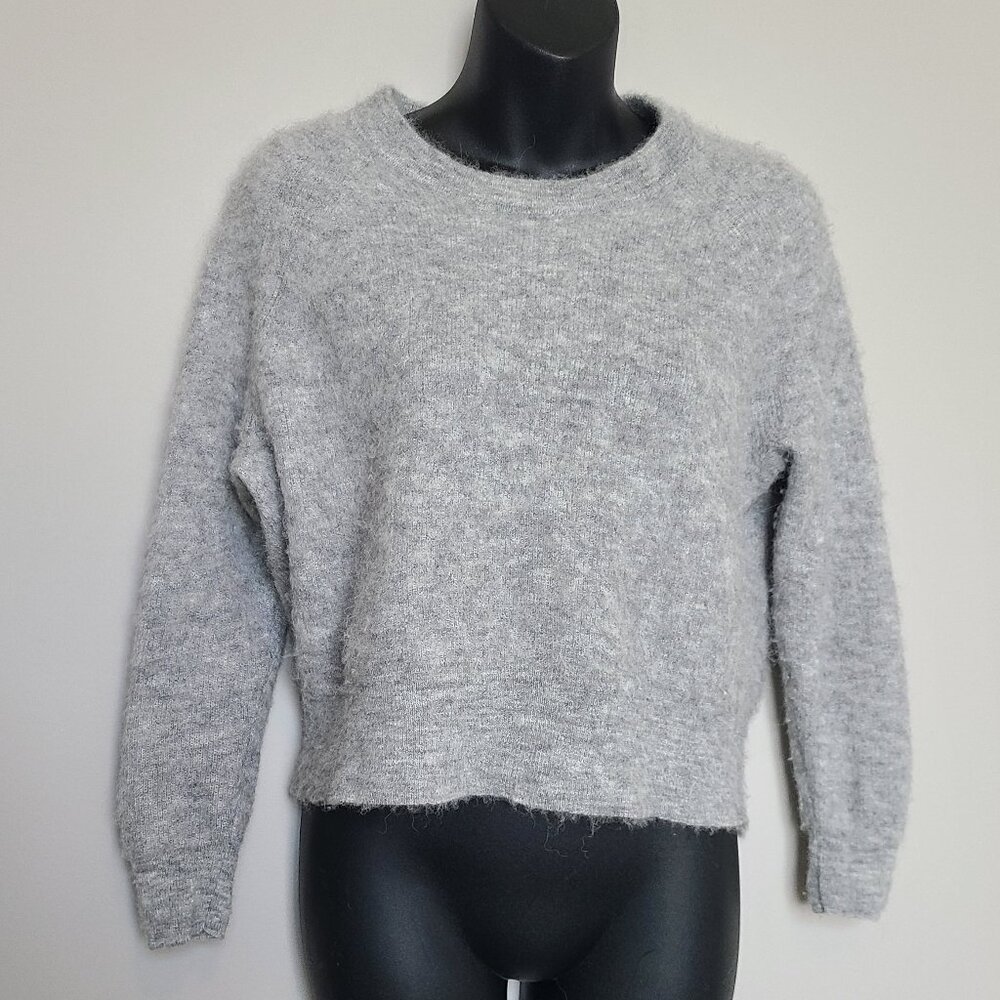 Madewell Gray Alpaca Blend Sweater Size Medium